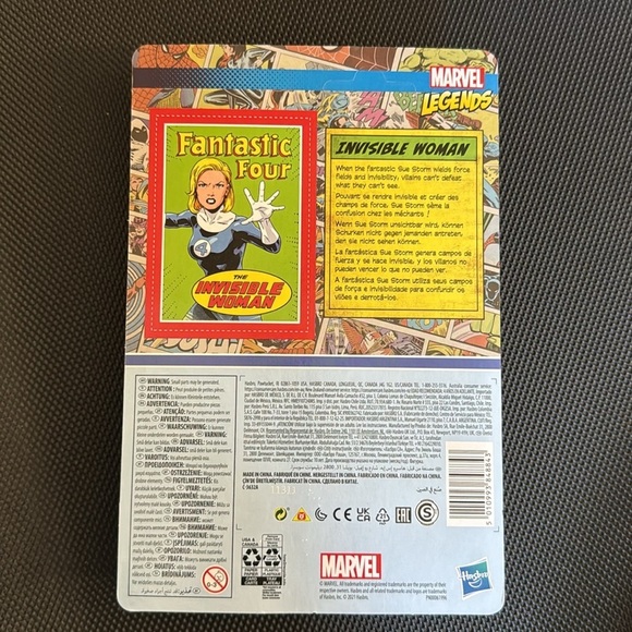 Marvel Legends Fantastic Four Invisible Woman in Blue and White action figure - Picture 2 of 2